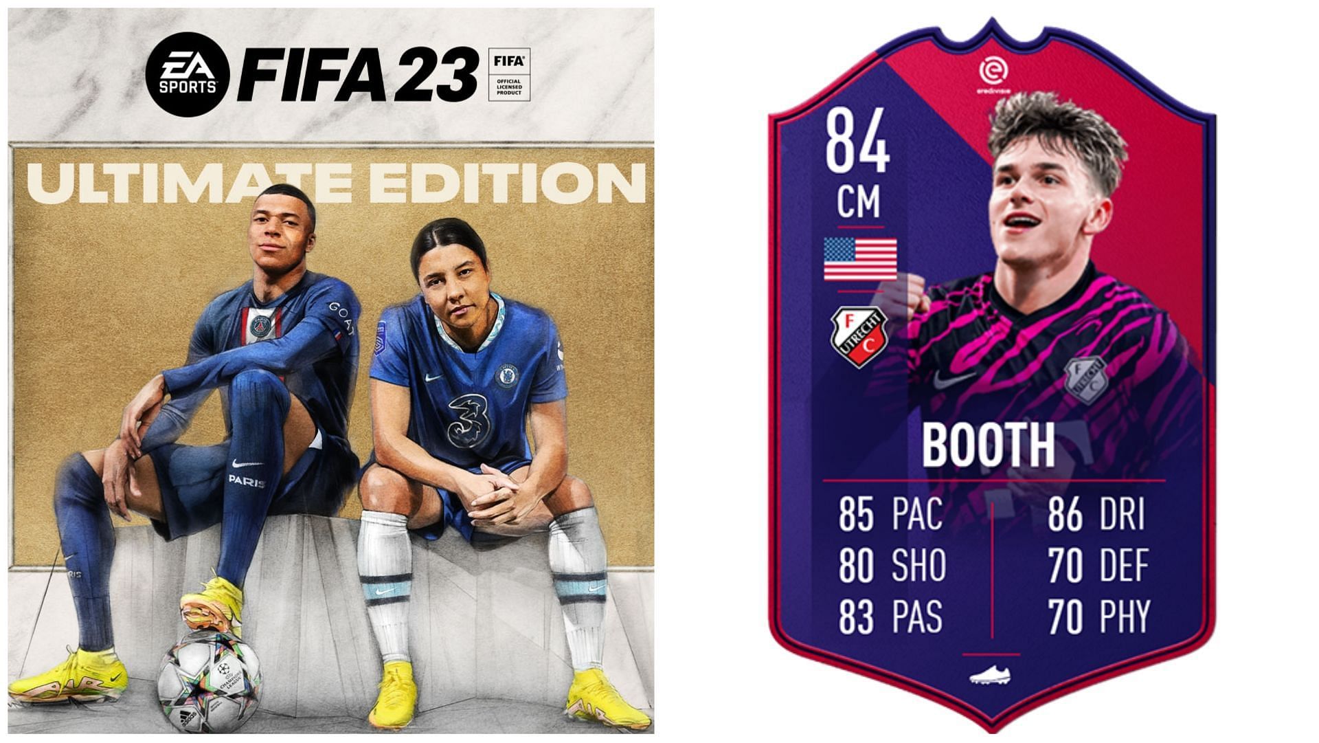 POTM Taylor Booth SBC is live in FIFA 23 (Images via EA Sports)