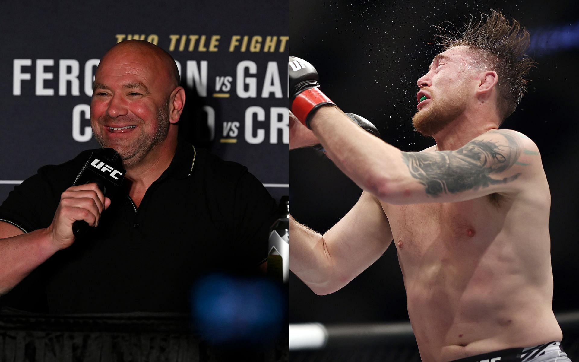 Dana White (left) and Darren Till (right) (Image credits Getty Images)