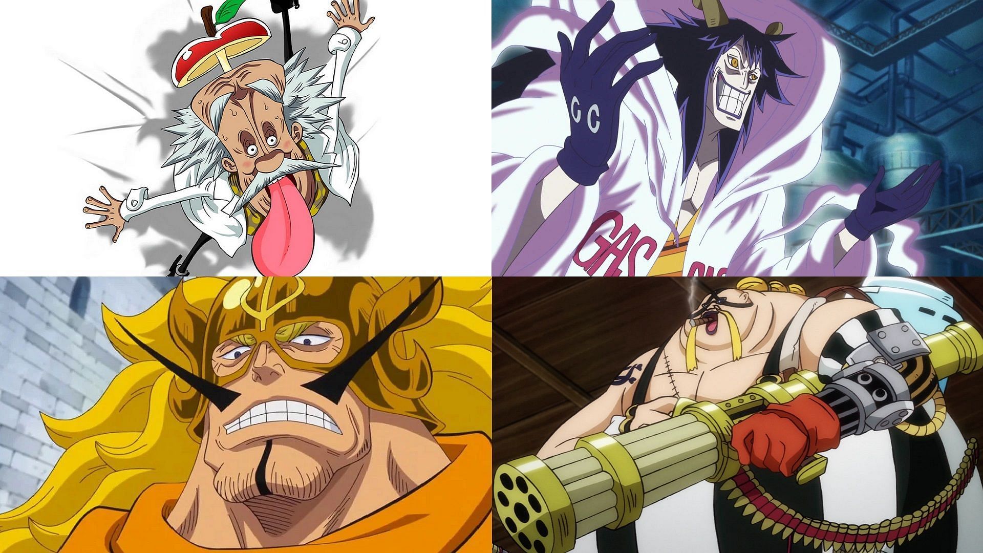 Before One Piece 1070, four members of MADS were known: Vegapunk, Caesar Clown, Judge, and Queen (Image via Toei Animation)