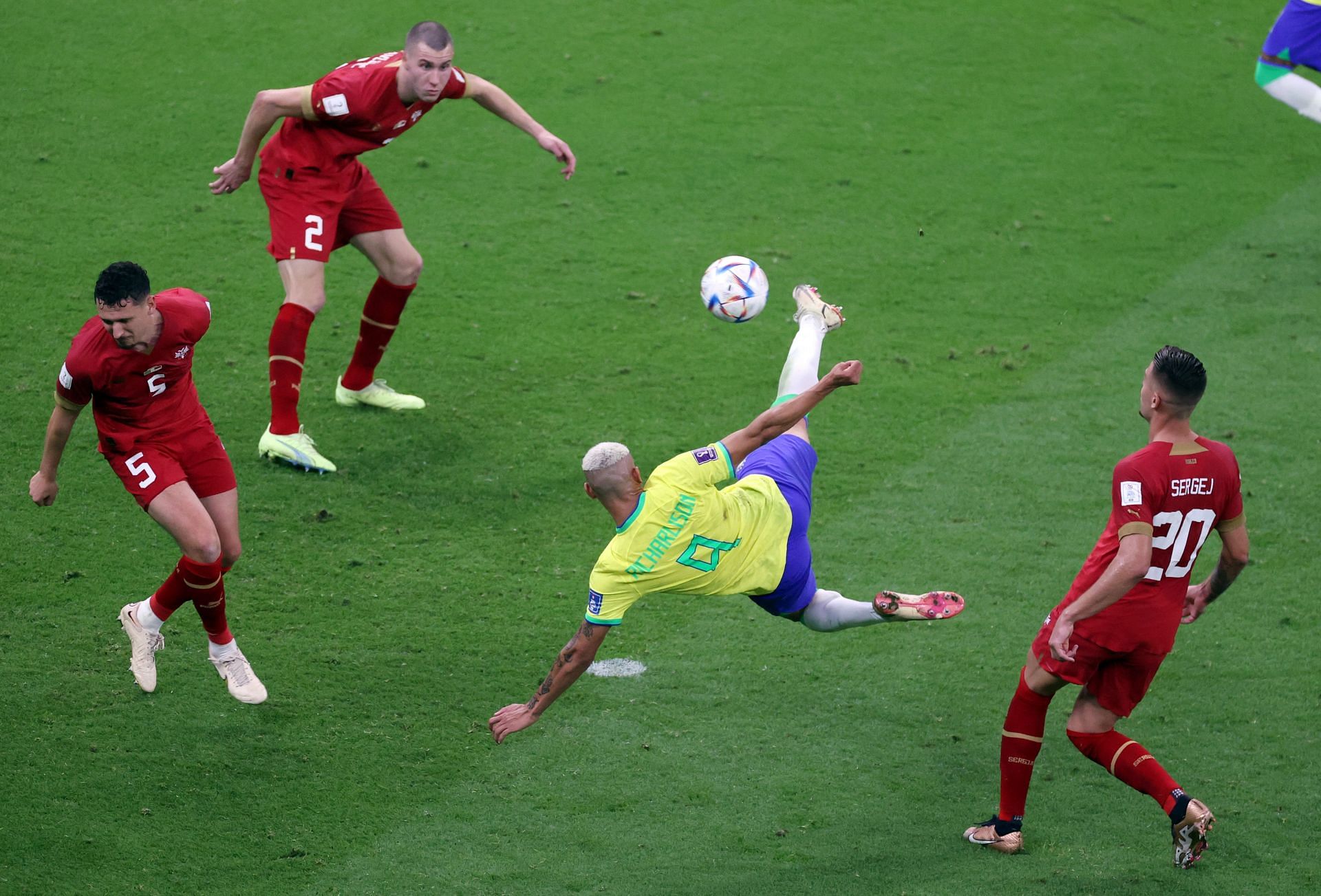 Richarlison's goal vs Serbia: Group G - FIFA World Cup Qatar 2022