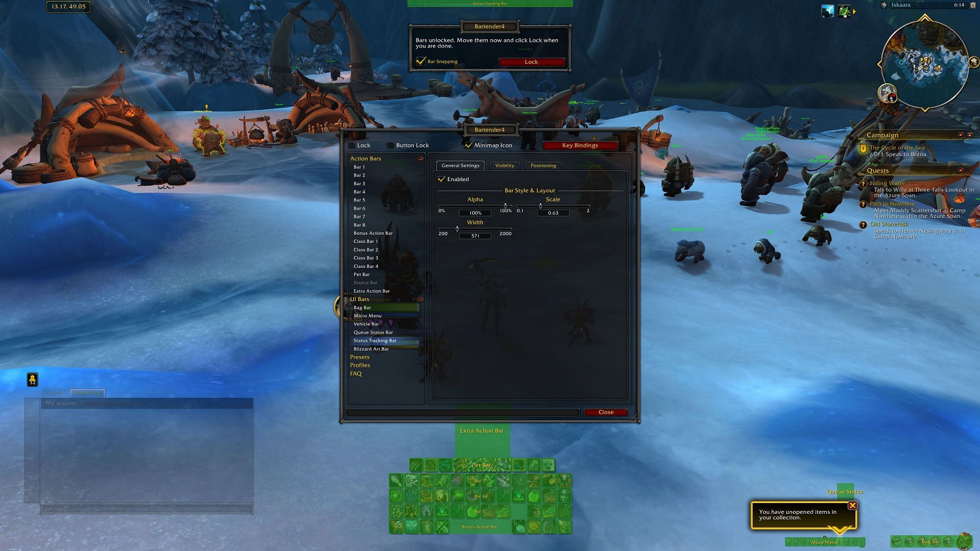 How to move your XP bar in the UI in World of Warcraft: Dragonflight