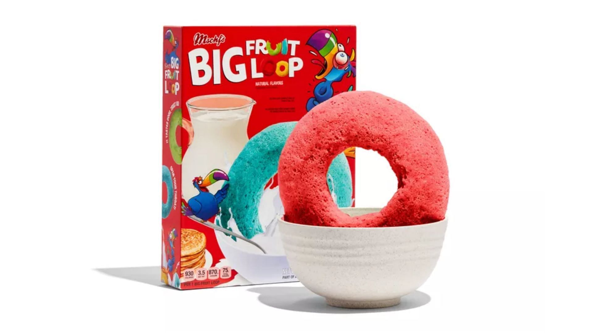 The Big Fruit Loop cereal (Image via MSCHF)