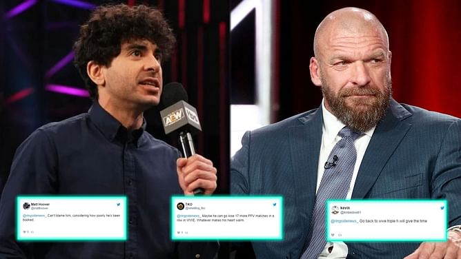 "Go back to WWE Triple H will give the time" - Wrestling world reacts furiously after rumors of Tony Khan giving up on former US Champion in AEW