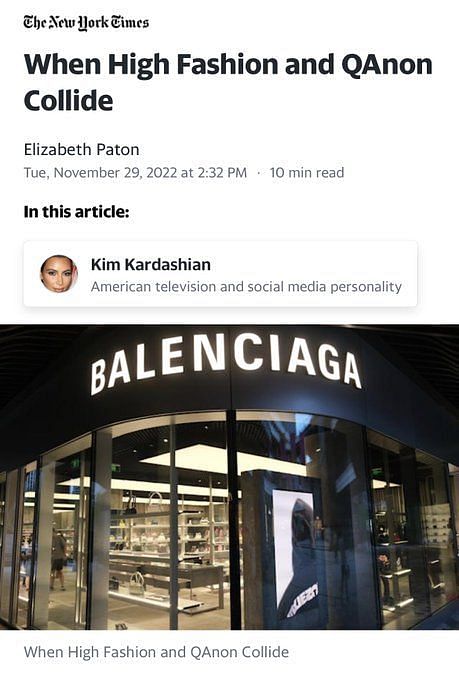 What to Know About Balenciaga's Campaign Controversy - The New York Times