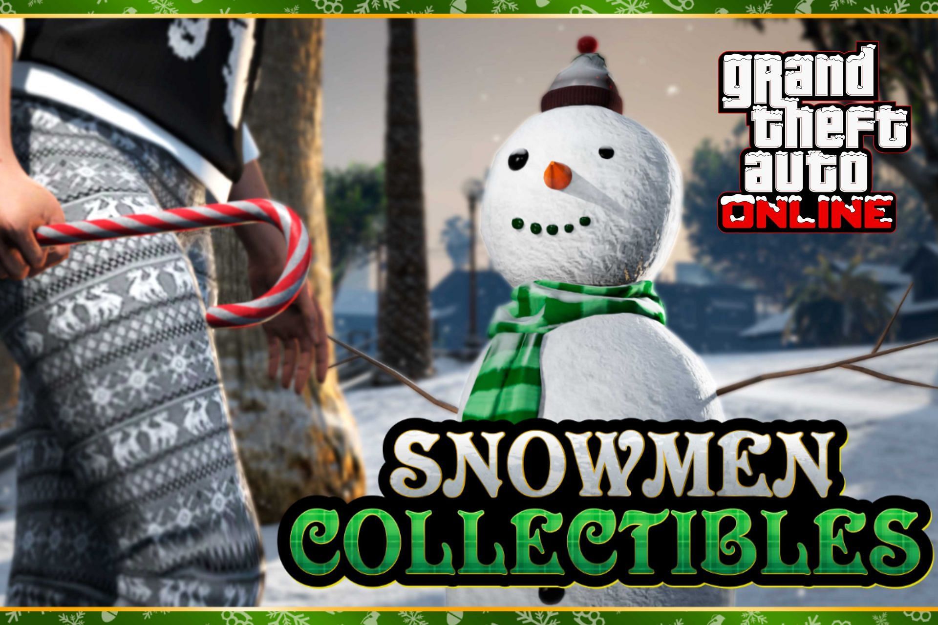 All 25 locations to find Snowmen collectibles in GTA Online Festive