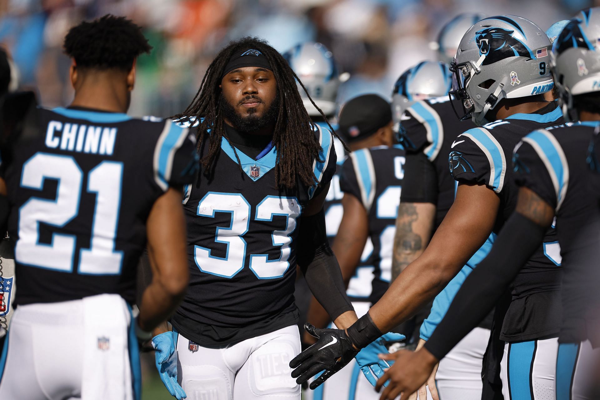 Panthers set franchise records for total yards, rushing yards