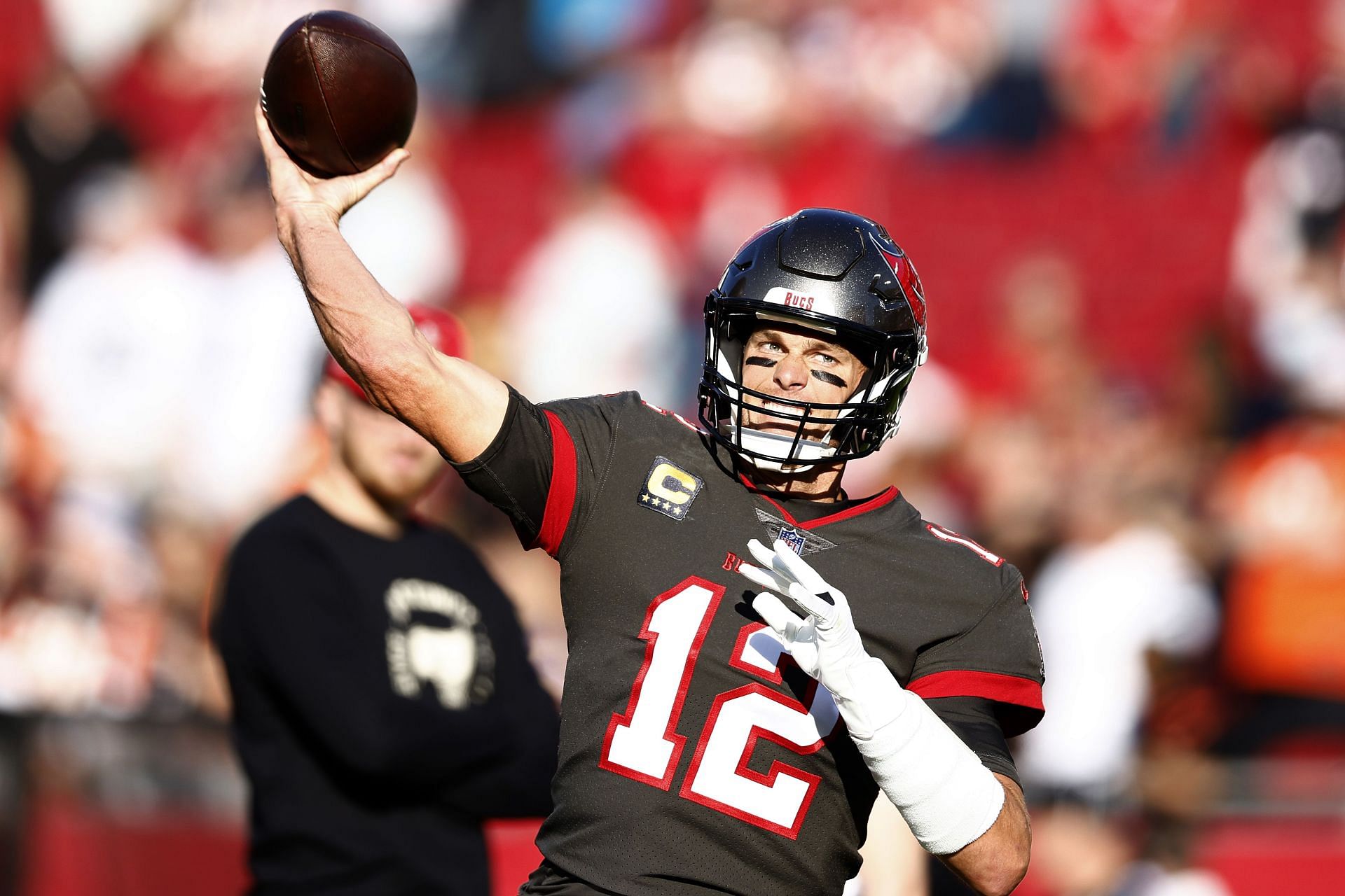 Tom Brady at the Cincinnati Bengals v Tampa Bay Buccaneers game