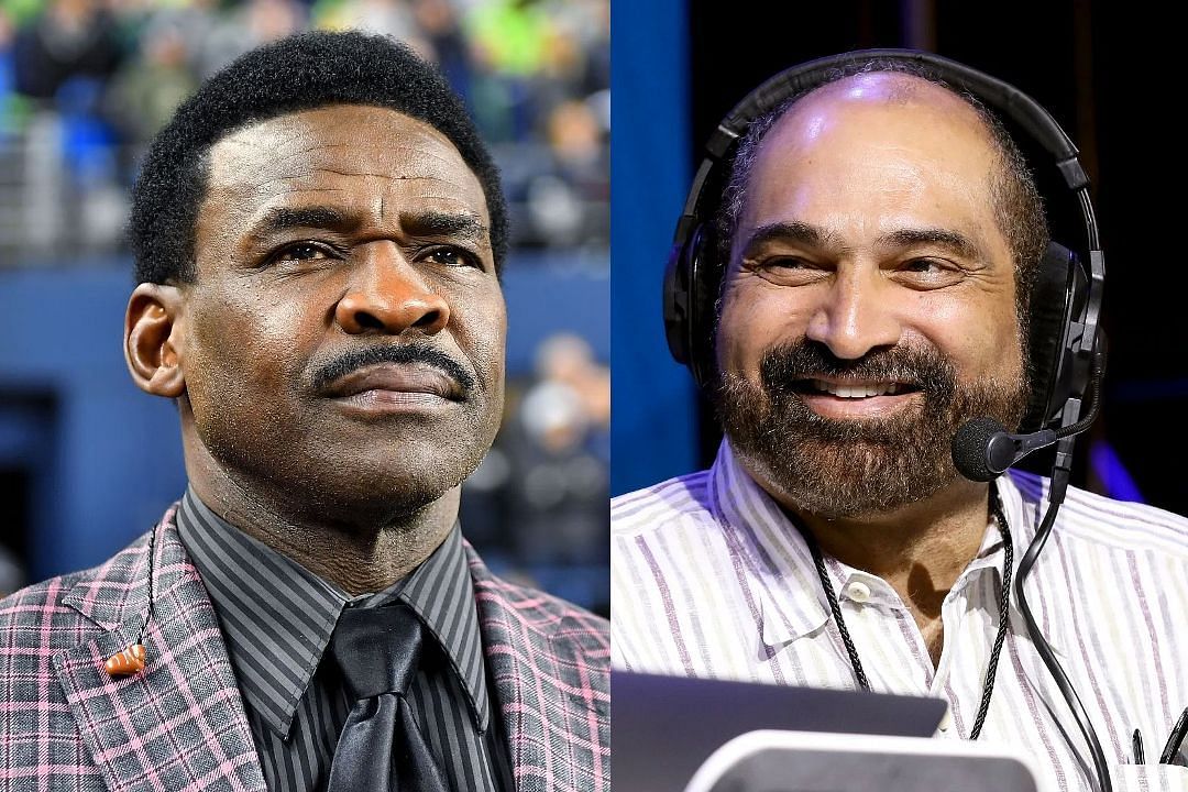 NFL Hall of Famers Michael Irvin and Franco Harris