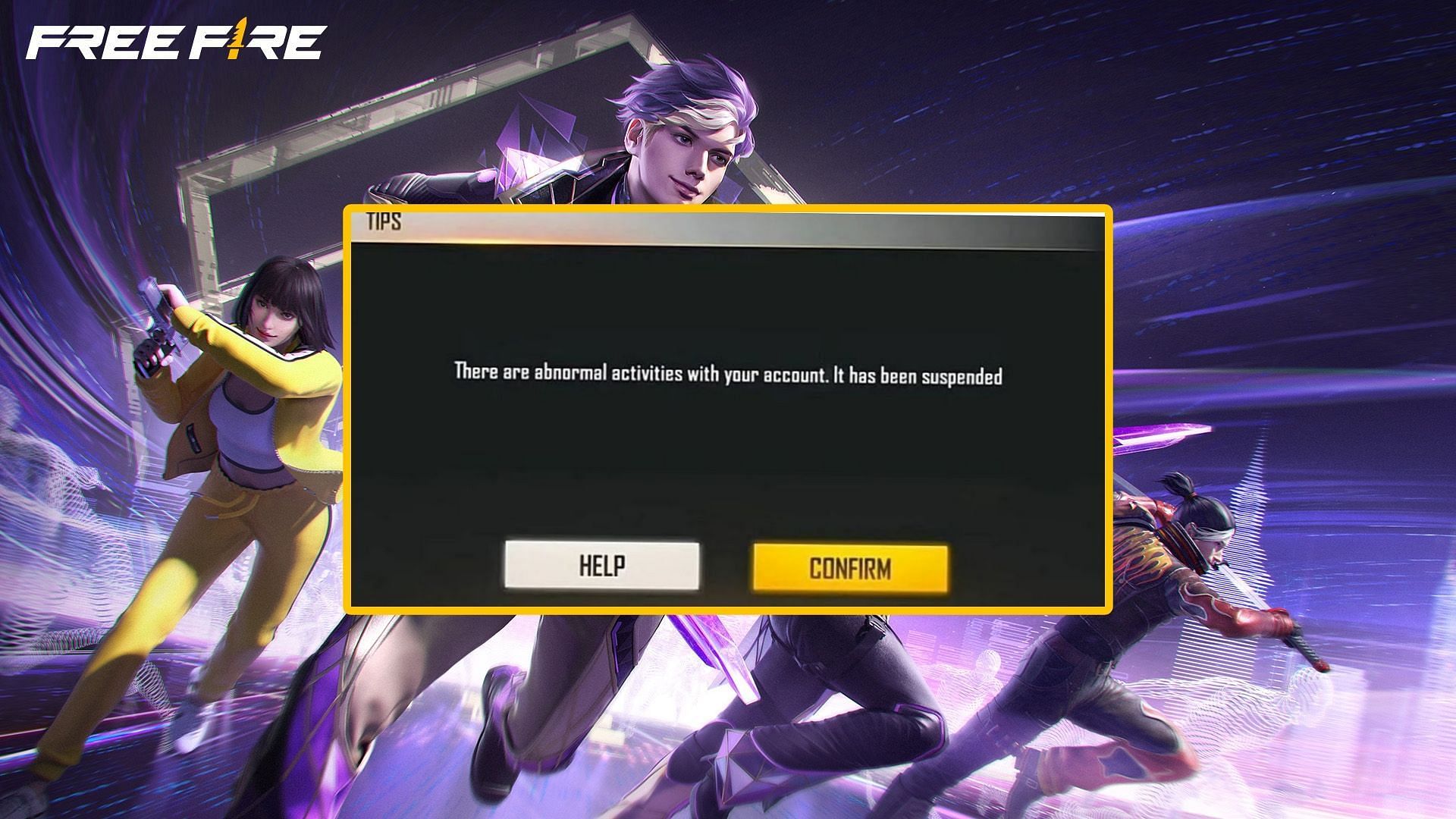 How to use the help center to send an appeal against a ban in Free Fire? (Image via Garena)