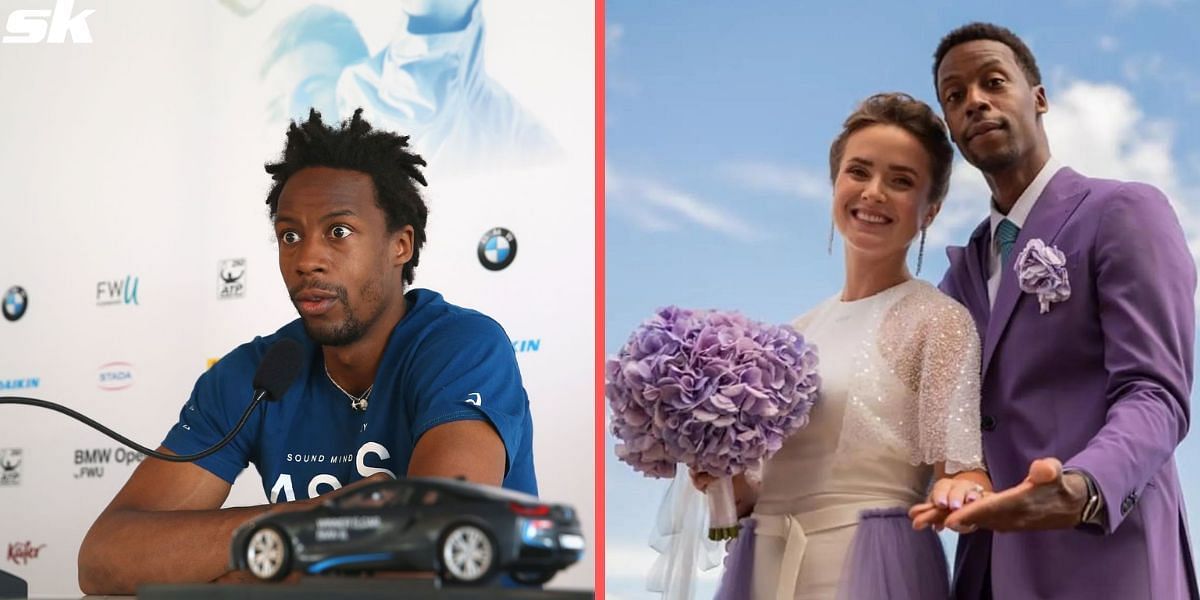 Gael Monfils said that he used a magic trick during his first date with Elina Svitolina