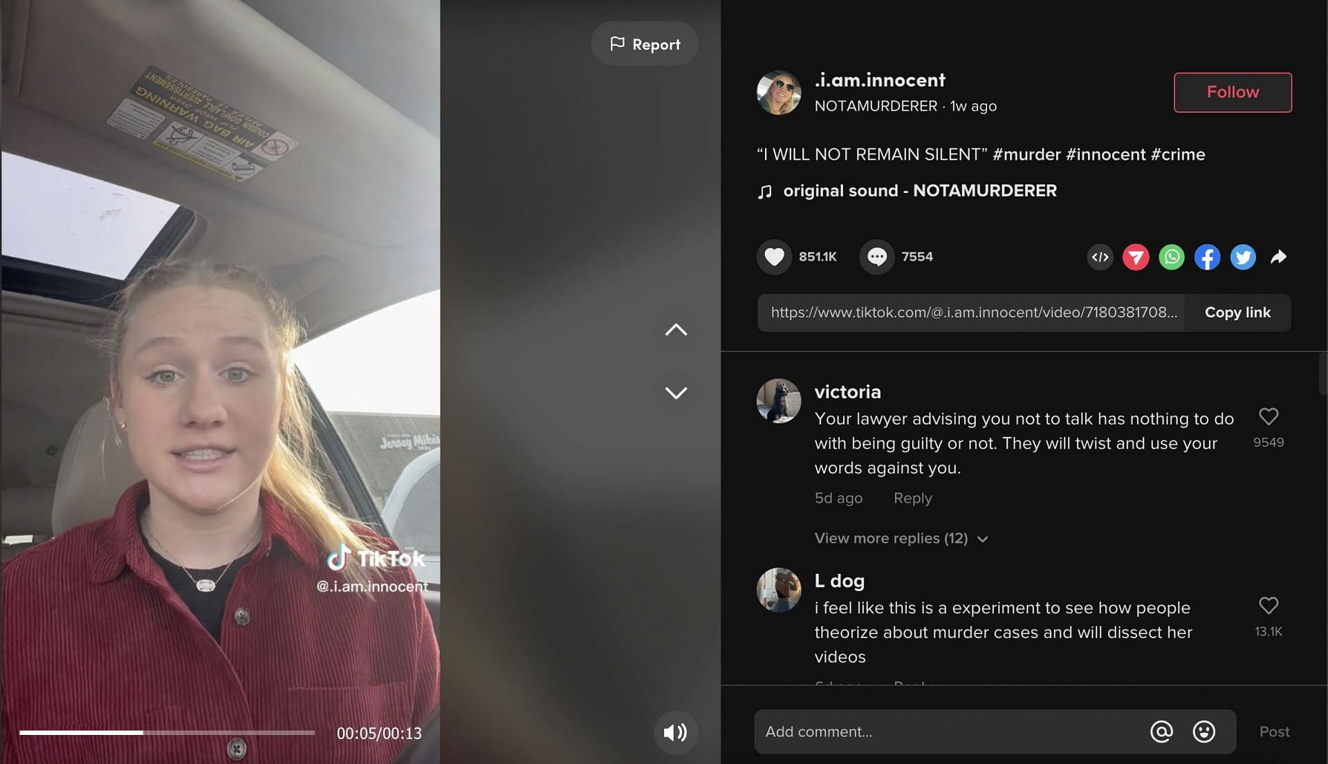 Videos uploaded by them both leave people perplexed, and they cannot understand as to which case is the duo talking about. (Image via TikTok)