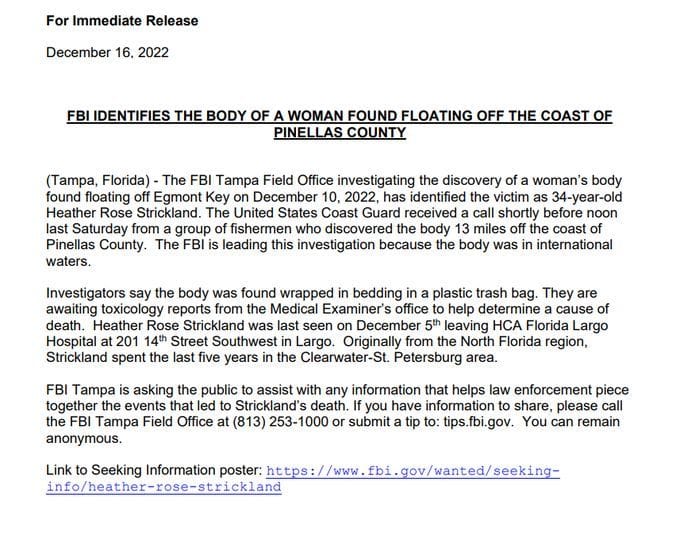 What happened to Heather Rose Strickland? Florida woman found in trash