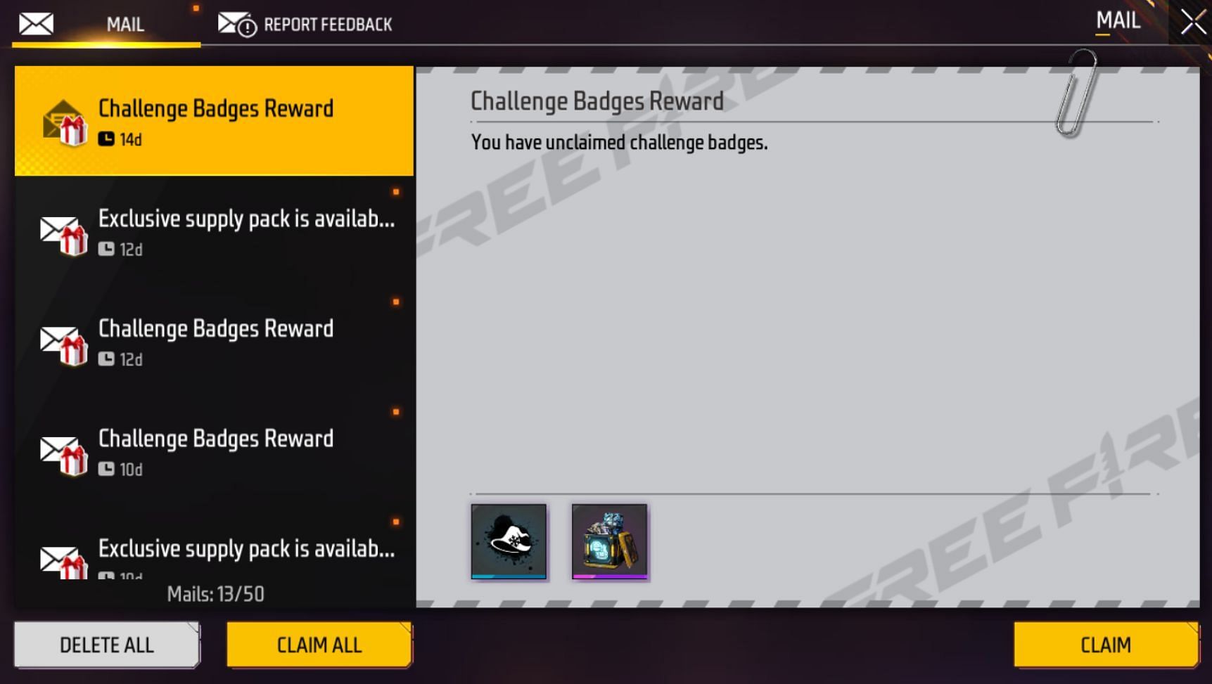 You can EP Badges via various means in the game (Image via Garena)