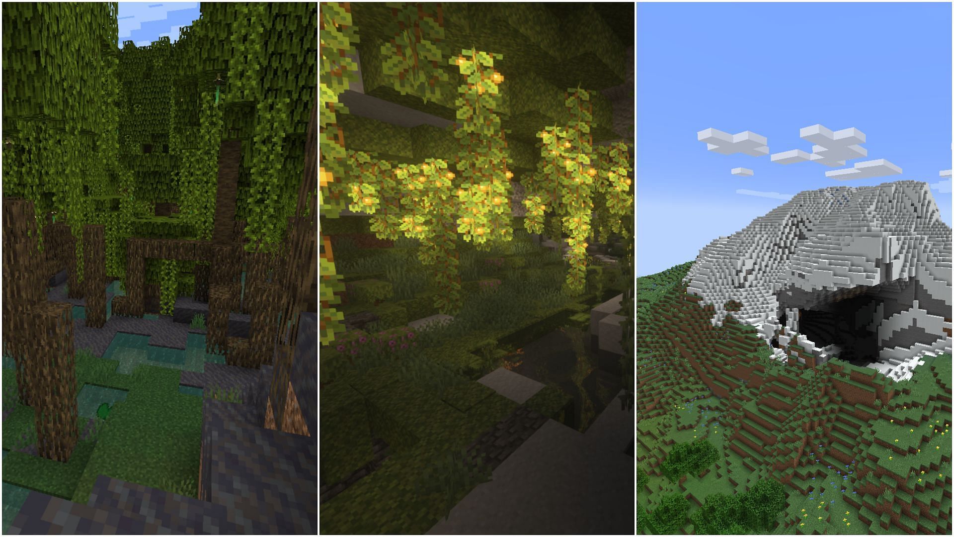 There are many biomes that are great for bases in Minecraft (Image via Mojang)