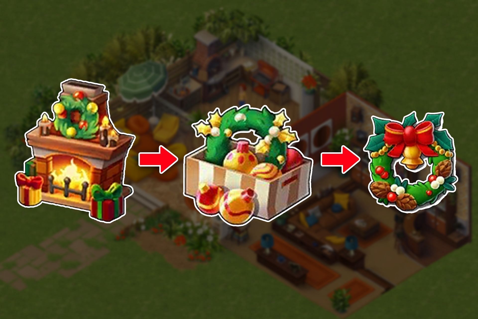 How to get a Xmas Wreath in Merge Mansion?