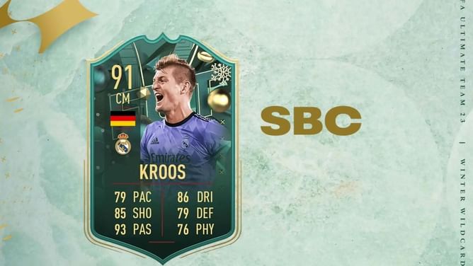 FIFA 23 Toni Kroos Winter Wildcards SBC - How to complete, estimated costs, and more