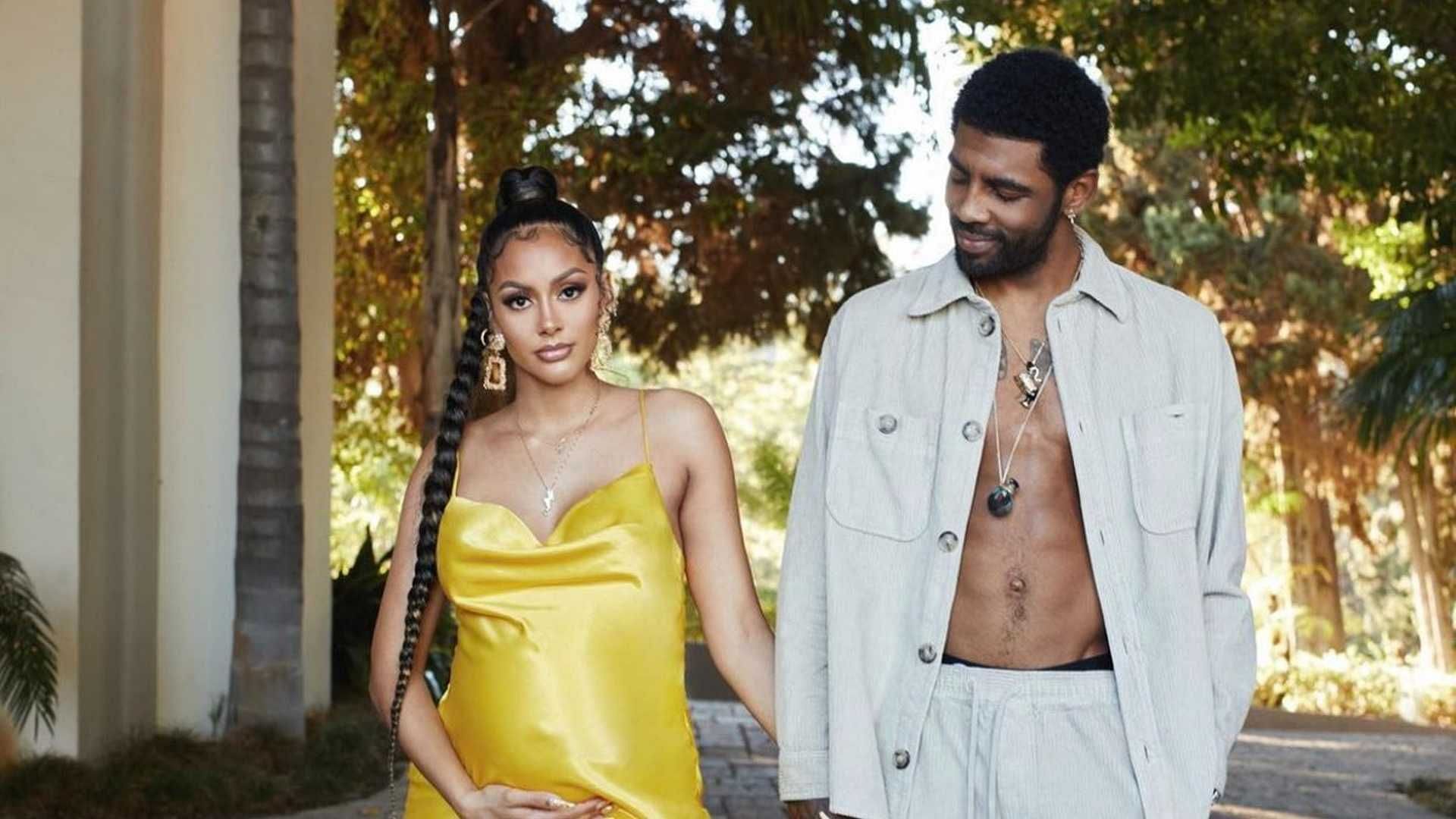 Kyrie Irving and his pregnant partner Marlene Wilkerson