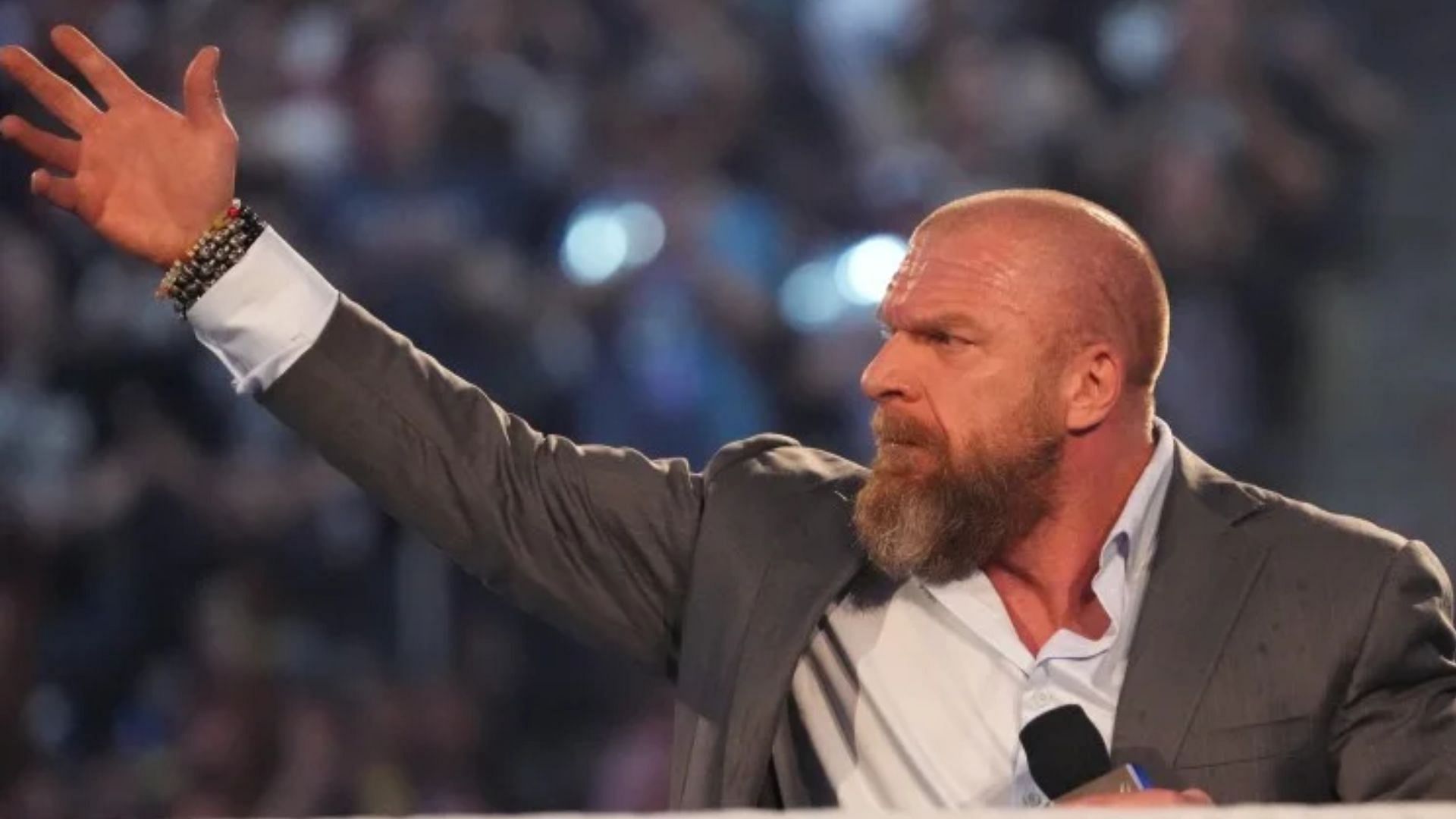 Triple H is the Chief Content Officer and retired wrestler of WWE