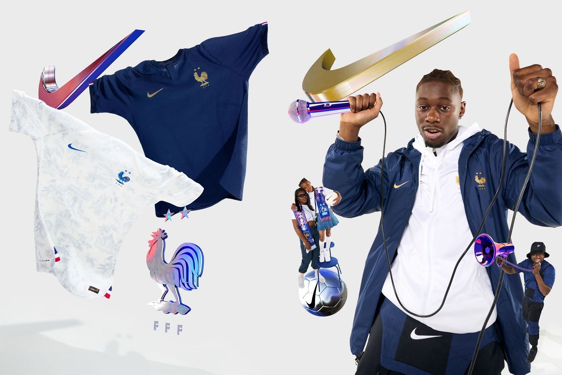 Nike&rsquo;s France 2022 FIFA World Cup kit (Image via Nike)
