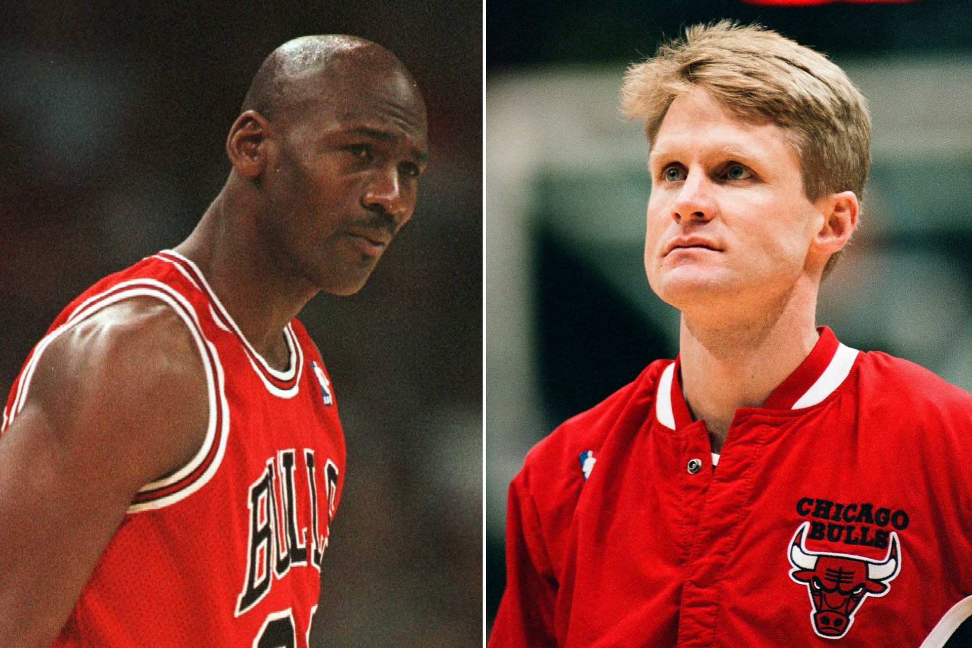 NBA legend Michael Jordan and former Chicago Bulls sharpshooter Steve Kerr