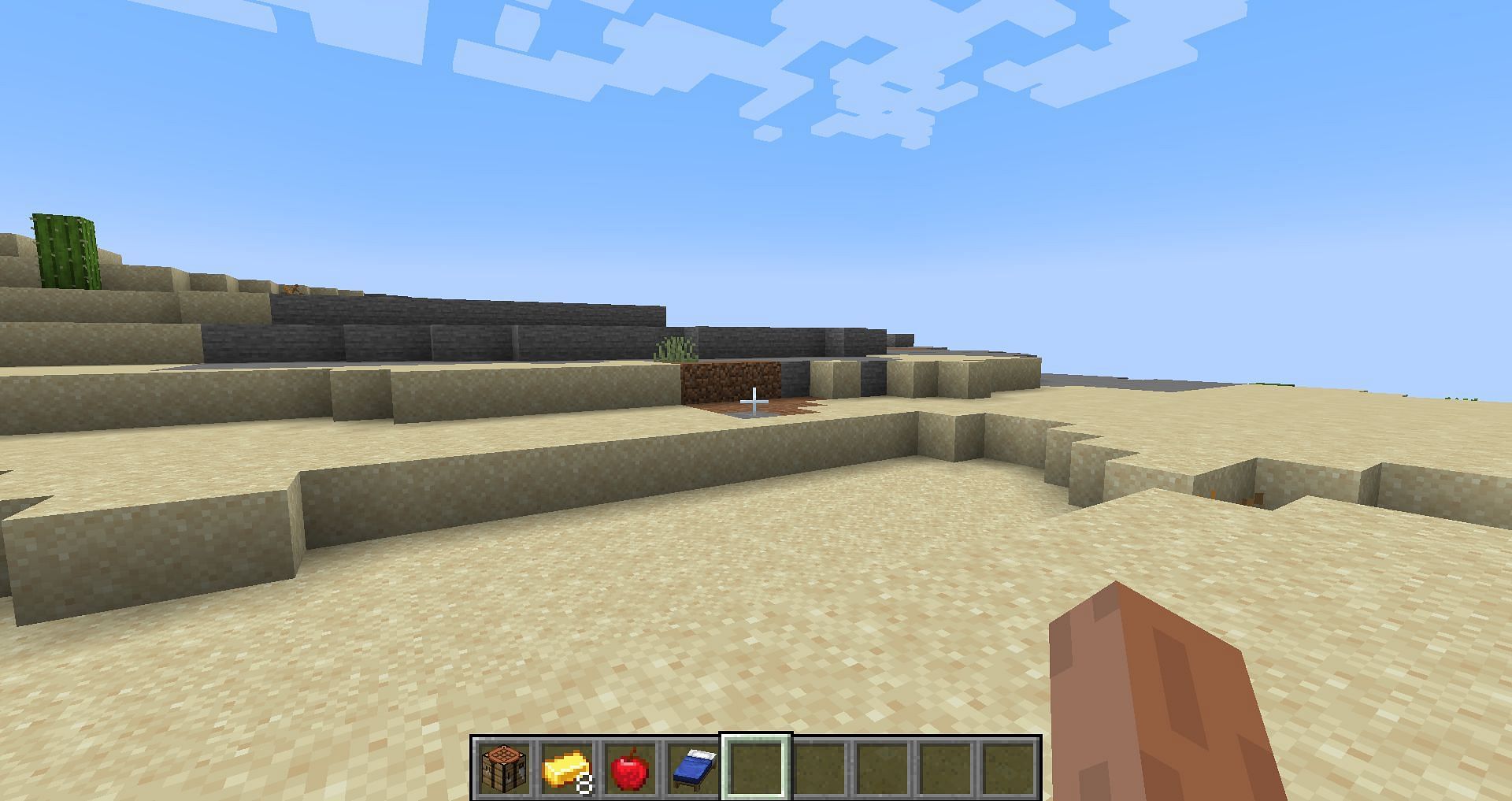 Manually searching for desert villages is the primary way (Image via Mojang)