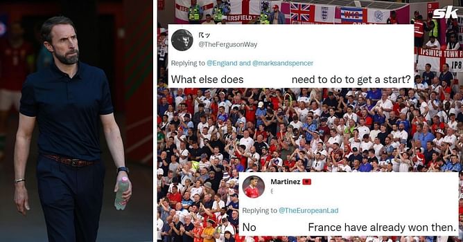 "France have already won then" - England fans smell defeat as Southgate snubs 25-year-old while naming starting XI for FIFA World Cup QF