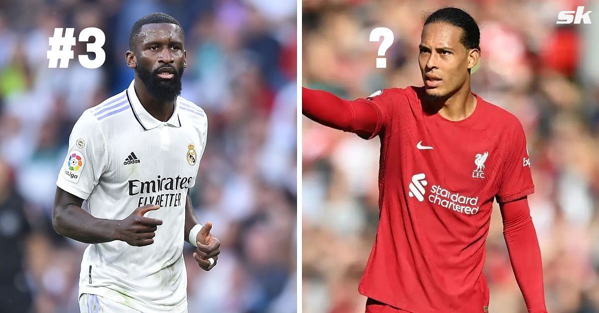 Antonio Rudiger (left) and Virgil van Dijk (right)