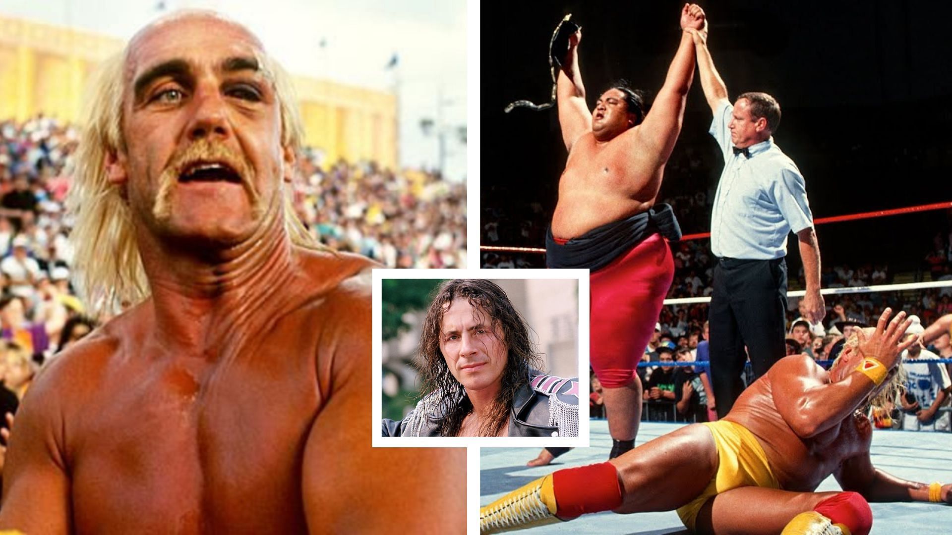 Yokozuna feuded with Bret Hart and Hulk Hogan in 1993.