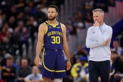 Steve Kerr hilariously admits he knew Steph Curry’s viral video of full-court shots was fake: “Three in a row, he could do that”