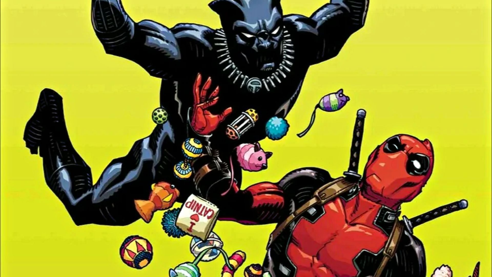 Deadpool and Black Panther in Black Panther vs. Deadpool #1 (Image via Marvel Comics)