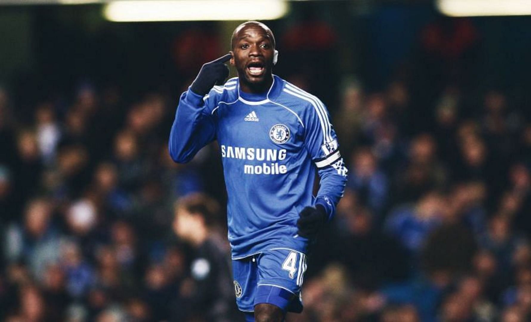 Makelele was a dominant midfield presence for Chelsea.