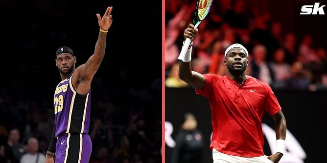 WATCH: Frances Tiafoe meets LeBron James, shares warm embrace with basketball legend at NBA game