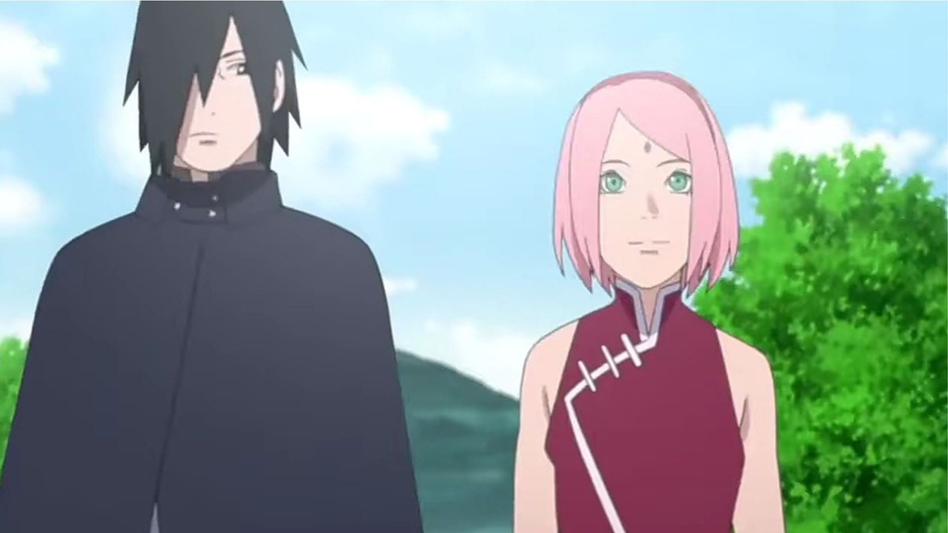 Sasuke and Sakura (image via Pierrot)