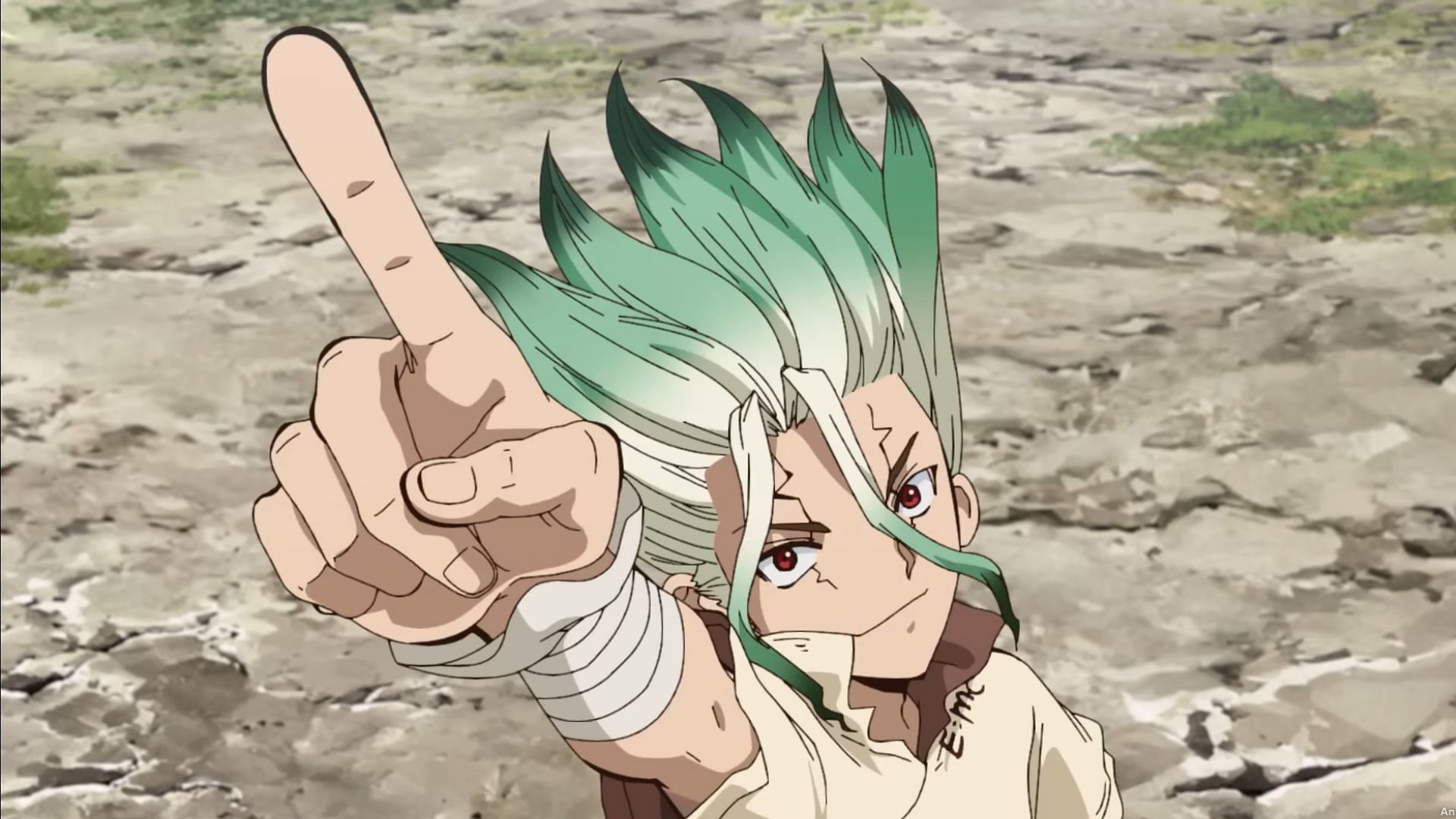 Ishigami Senkuu as seen in Dr. Stone: Ryuusui (Image via TMS Entertainment)