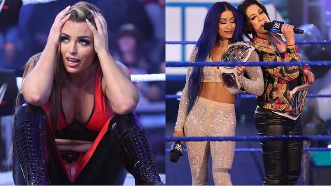 21-year-old WWE star seemingly takes a shot at Mandy Rose while talking to Bayley and Sasha Banks
