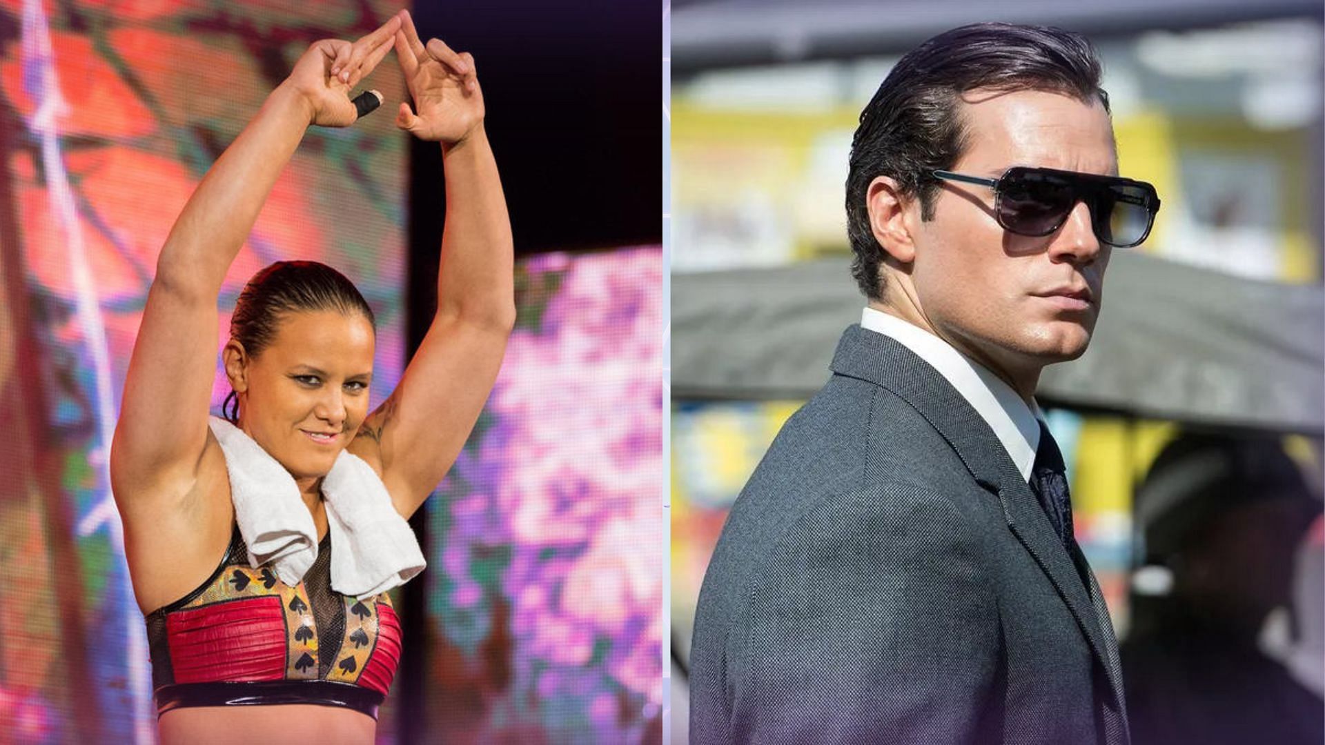 Shayna Baszler trying her best to get Henry Cavill