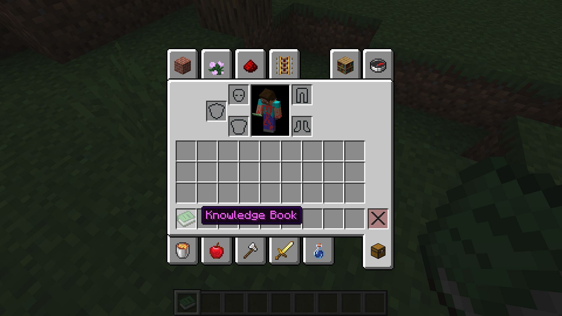 Knowledge book simply gets consumed if used in Minecraft Java Edition (Image via Mojang)