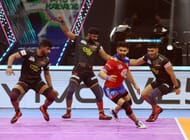 Pardeep Narwal scored 13 points against U Mumba earlier today (Image: PKL)