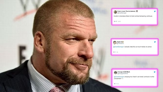 "How Triple H can break contracts in other companies" - Twitter explodes in anger to rumors of WWE luring retired wrestler away from AEW