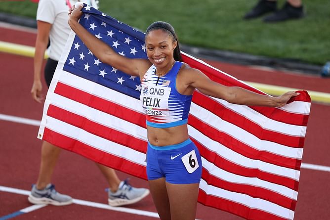 Allyson Felix wins Legacy Award at USATF Night of Legends