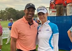 “I really wanted a photo” – Throwback to when Nelly Korda geeked out on meeting Tiger Woods
