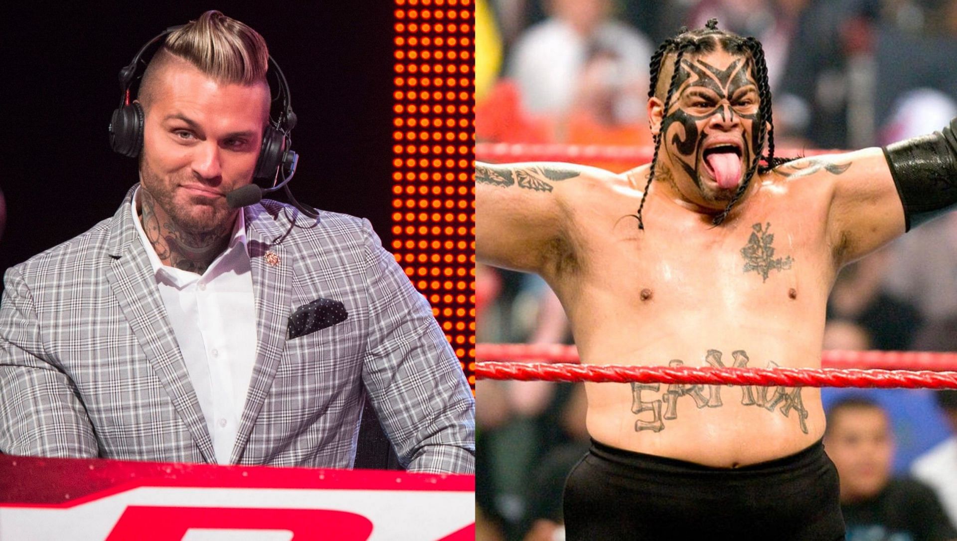 Corey Graves is the announcer on WWE RAW