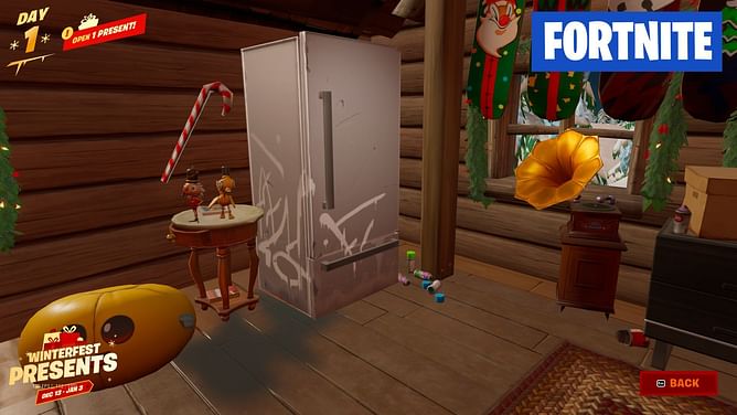 How to find a slice of Pizza in the Cozy Lodge in Fortnite