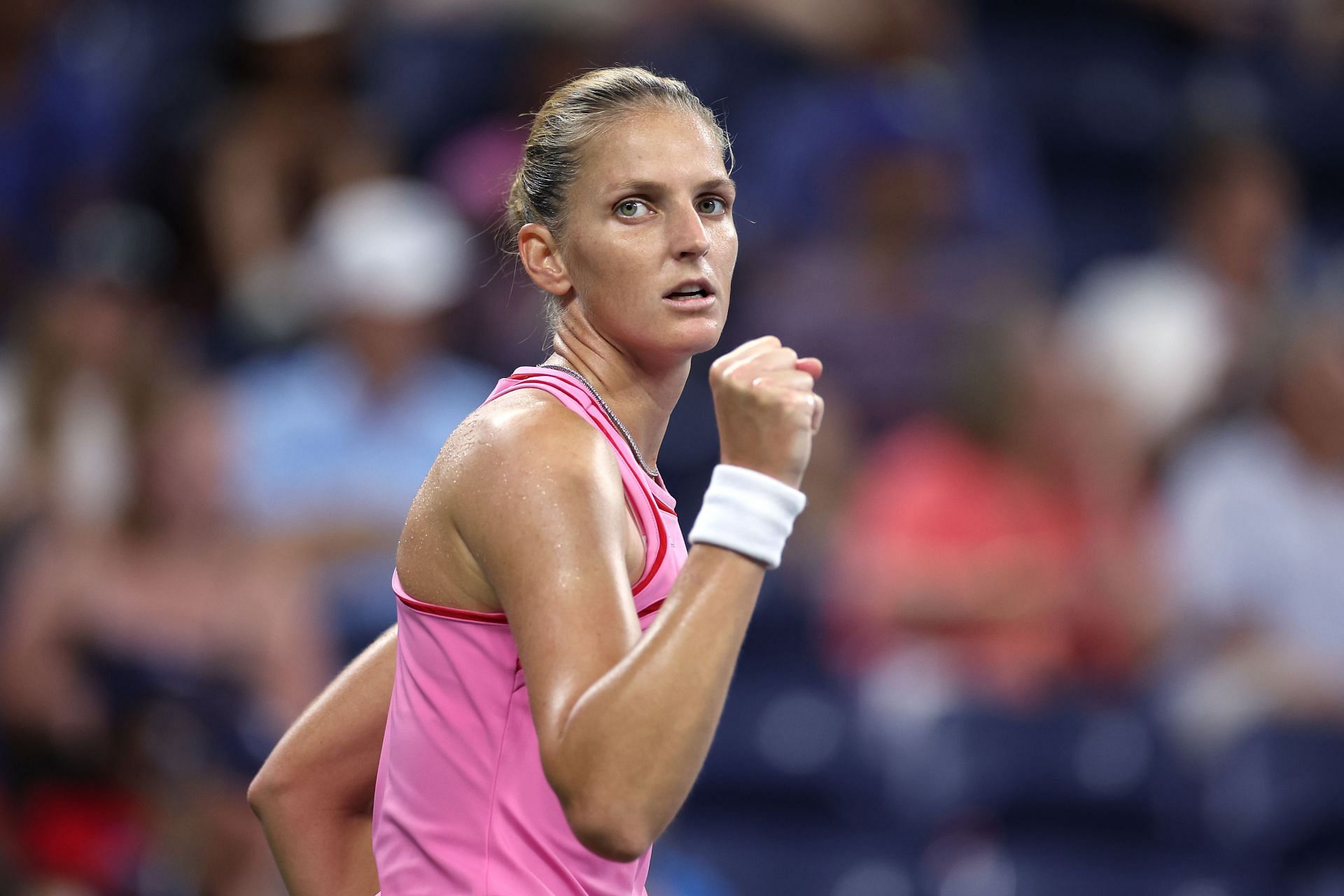 Karolina Pliskova at the 2022 US Open.