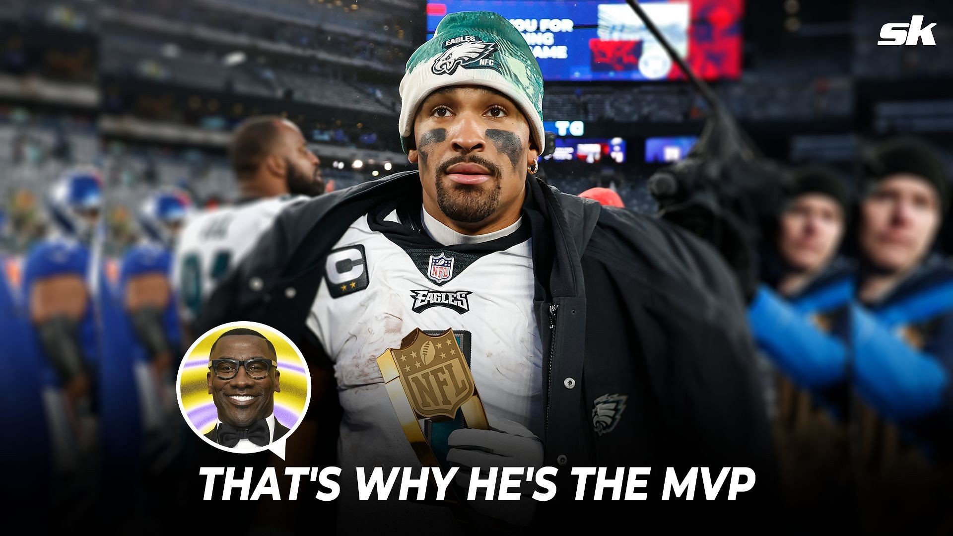  Shannon Sharpe declares Jalen Hurts the king of the league after Eagles&rsquo; massive win