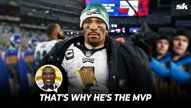 “MVP race over” – Shannon Sharpe declares Jalen Hurts the king of the league after Eagles’ massive win vs Giants