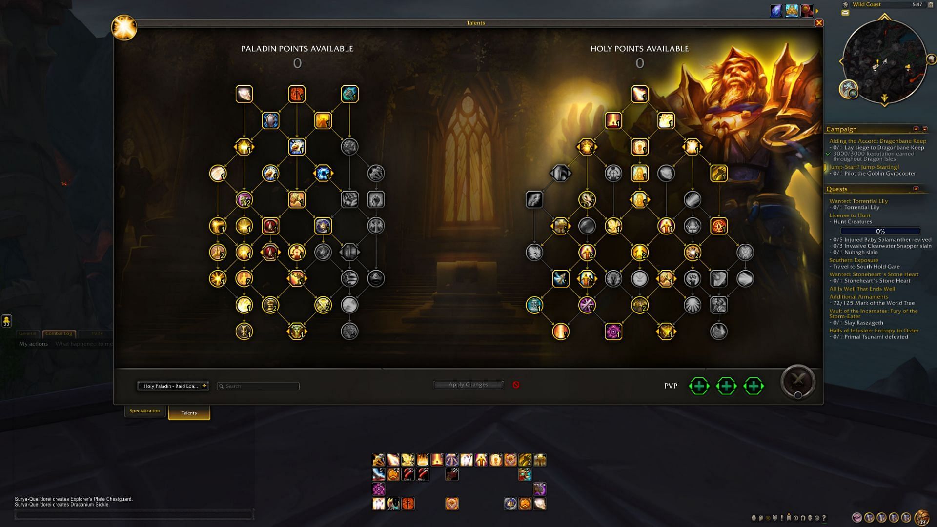 If you&#039;re playing a Holy Paladin in World of Warcraft: Dragonflight, here&#039;s a solid raid loadout (Image via Blizzard Entertainment)