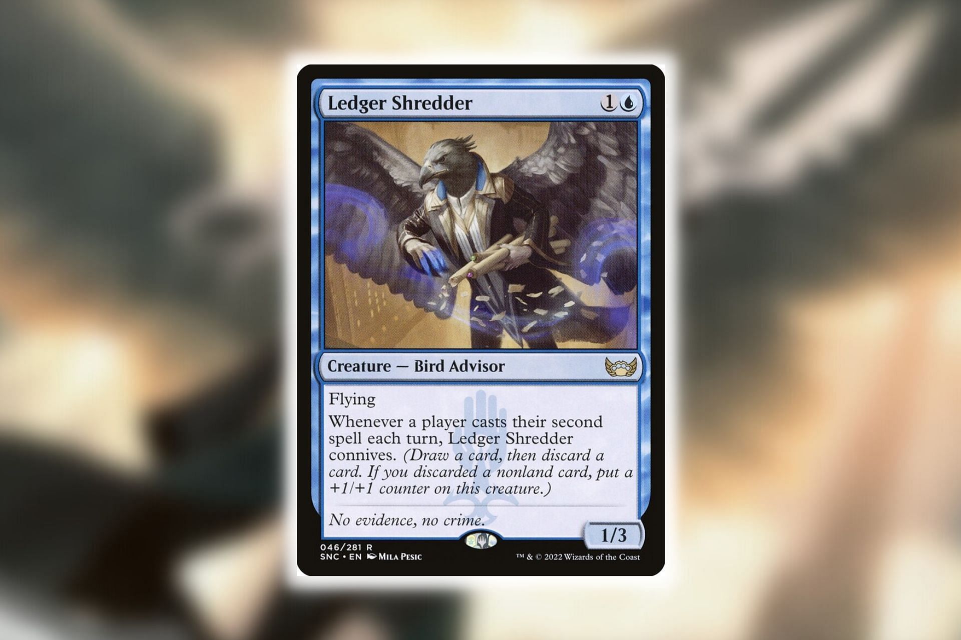 Ledger Shredder in Magic: The Gathering (Image via Wizards of the Coast)