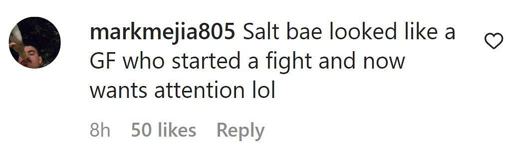 Image showing a humorous response to Salt Bae&#039;s actions (Image via Instagram/ @markmejia805)