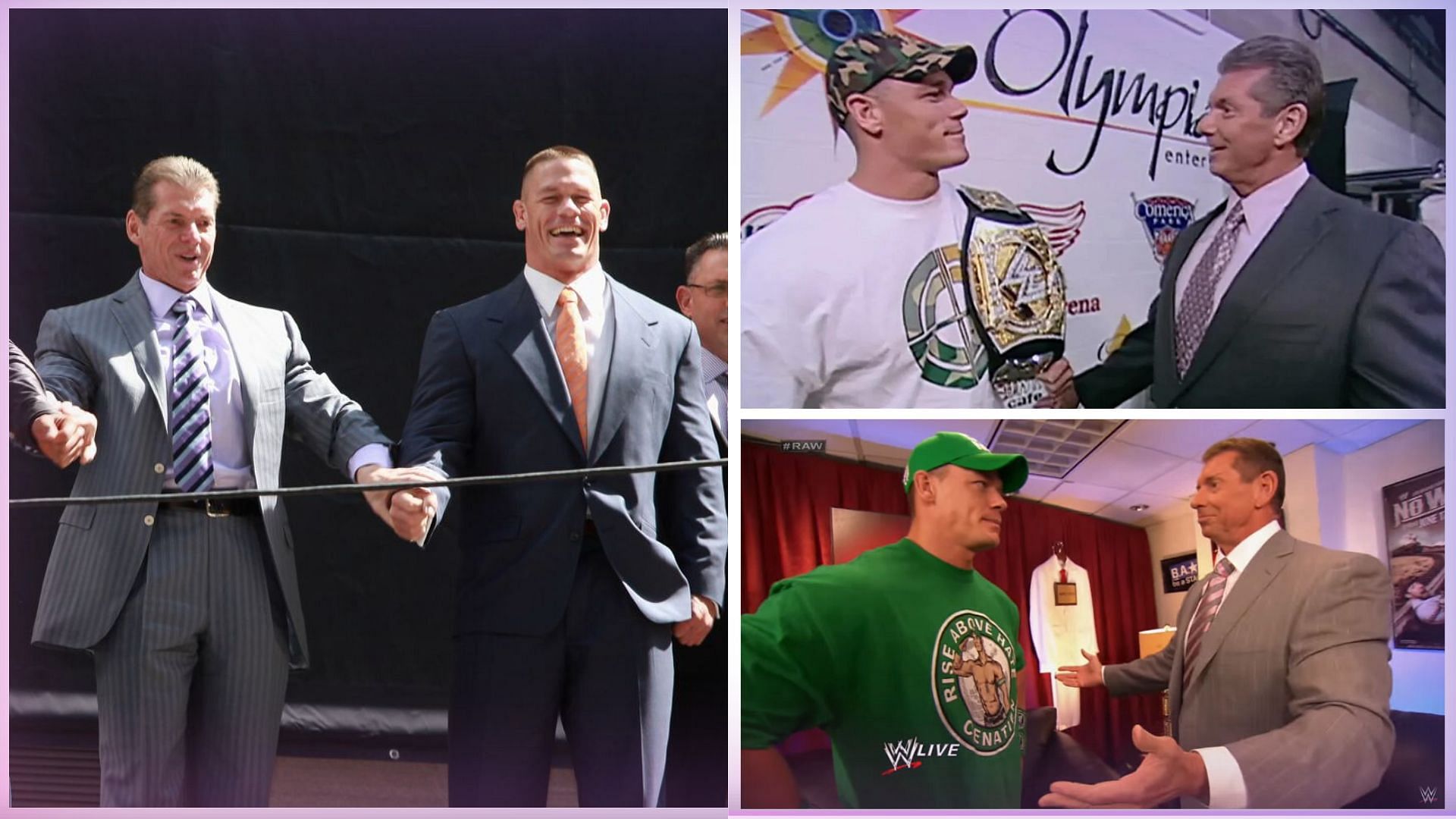 Vince McMahon played a major role in John Cena
